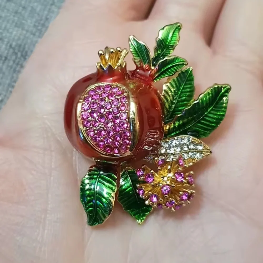 Anthropologie vibrant brooch